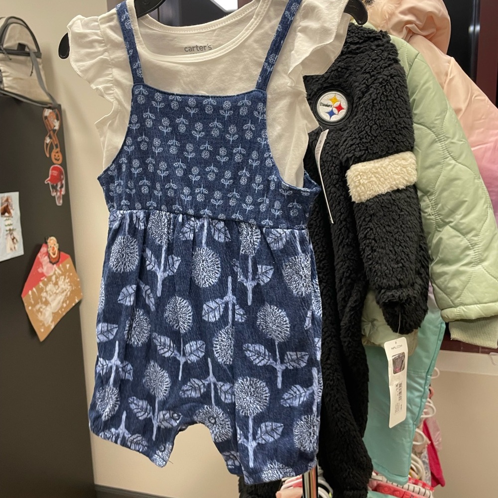 Carters jumper with shirt, nwt 12m